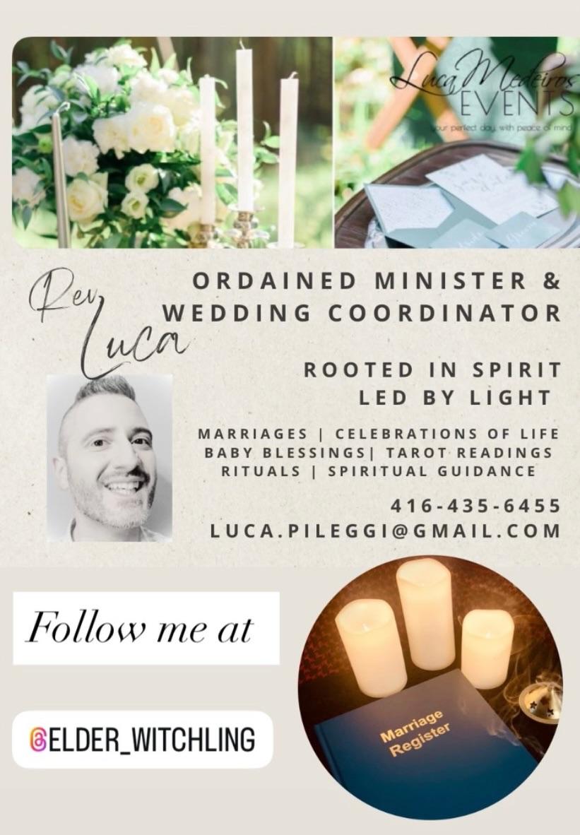 Rev. Luca, Officiants, Brampton, ON, photo 1