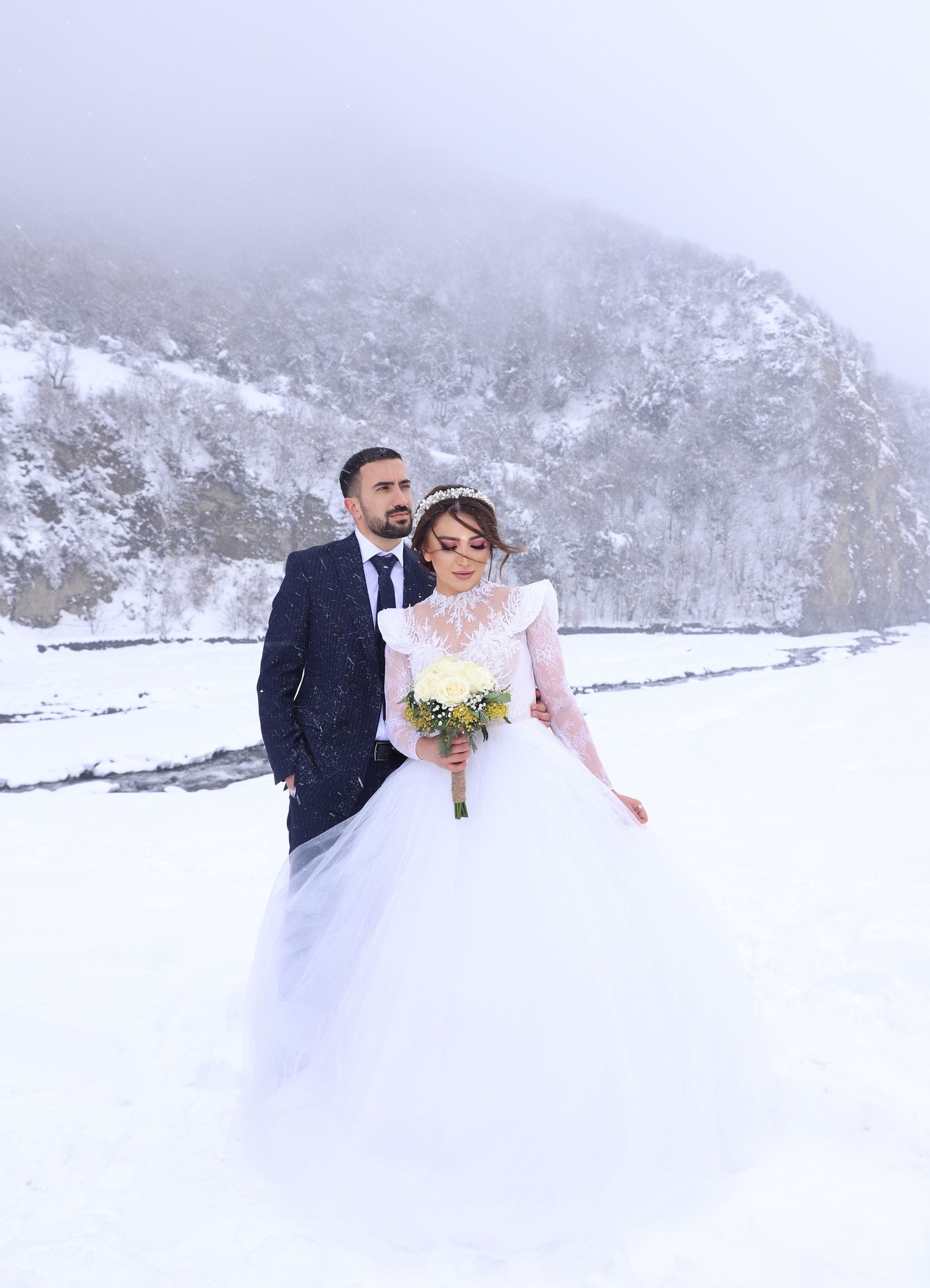 Winter wedding Canada