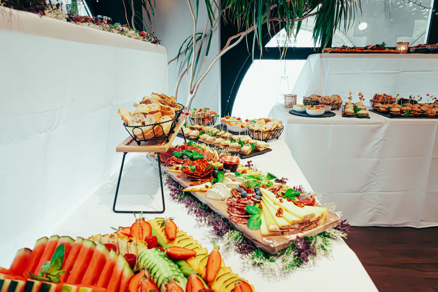 Wedding catering buffet