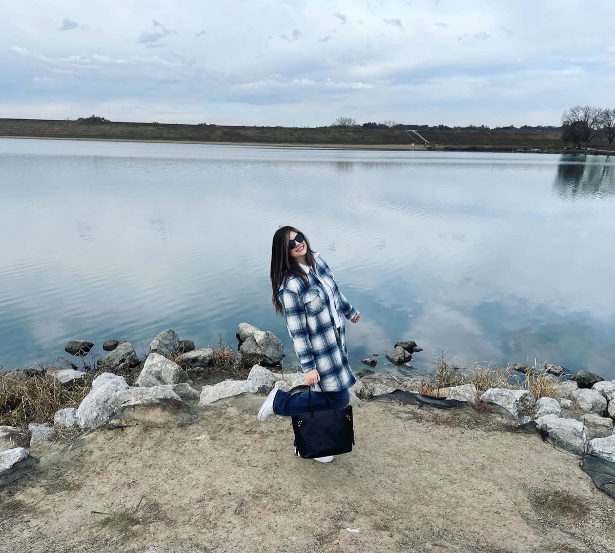Kris, founder of OpenDates, by the lake in Toronto